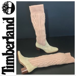 RARE ❤️NWT❤️Timberland Cable Knit Knee High Boots